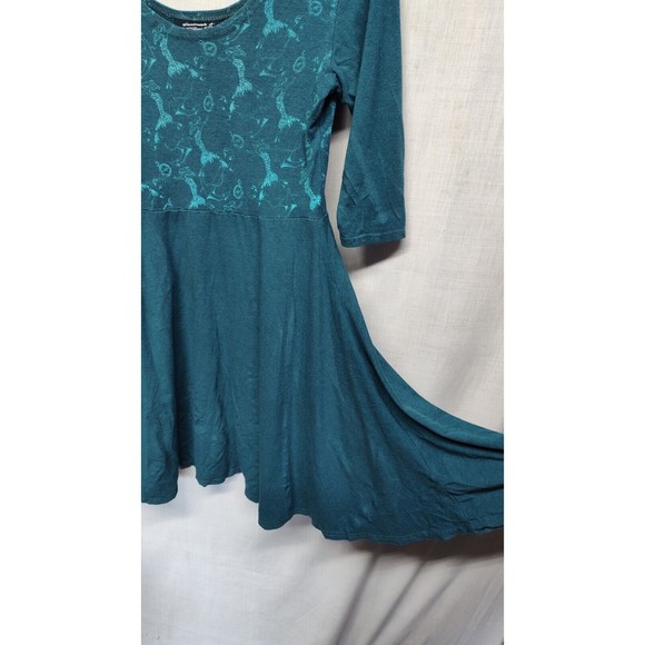 Sundial Arts Handmade dress Blue Mermaid size Small Round Neck EUC - Picture 7 of 13